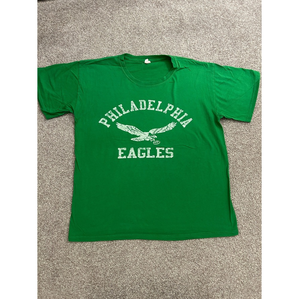 Keya Philadelphia Eagles T-Shirt Mens Large Green Excellent Carson Wentz 11 Tee